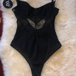 White fox boutique just like honey lace bodysuit